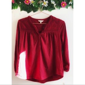 Lucky Brand Red Tunic